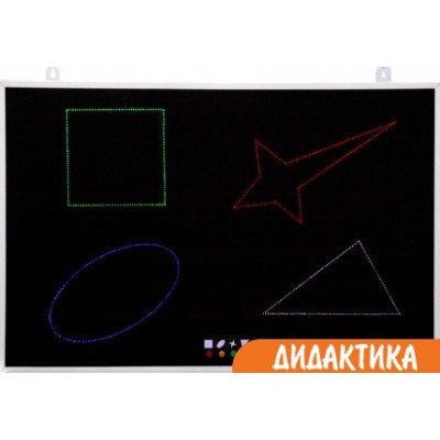 Панель (панно) интерактивная ЦВЕТНЫЕ ФИГУРЫ-4