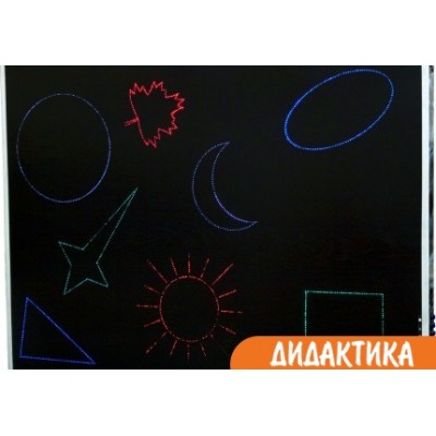 Панель (панно) интерактивная ЦВЕТНЫЕ ФИГУРЫ-8