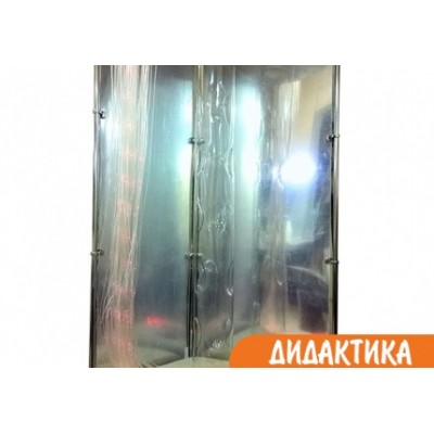 Сенсорный уголок большой с двумя колоннами, двусторонней подсветкой и фибероптическими нитями. VIP класс.