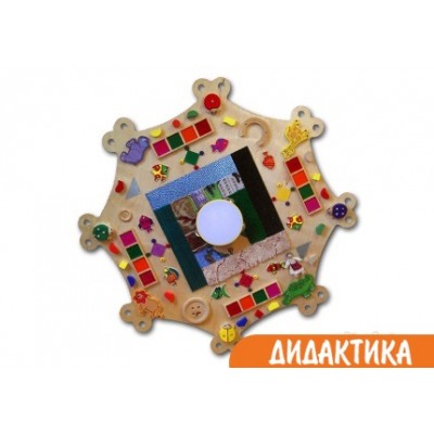 Тактильный диск с декоративными элементами