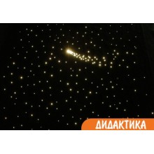 Ковёр настенный фибероптический ЗВЁЗДНОЕ НЕБО 1,45х1 м., 75 звёзд