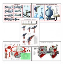 Плакаты ПРОФТЕХ "Машины и установки дождевальных аппаратов" (25 пл, винил, 70х100)