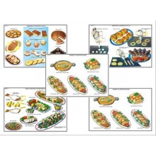 Плакаты ПРОФТЕХ "Приготовление и подача кулинарных блюд и мучных изделий" (15 пл, винил, 70х100)