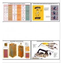 Плакаты ПРОФТЕХ "Элементы и устройства в электротехнике" (22 пл, винил, 70х100)