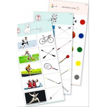 Комплект карточек (10) "Обучающий калейдоскоп для ДО. Спорт вокруг нас"