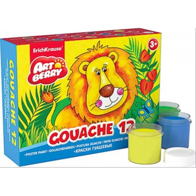 Гуашь Artberry 12 цв./20 мл (38958)