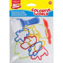 Набор пластиковых аксессуаров для лепки Artberry/Colorful World (35156)