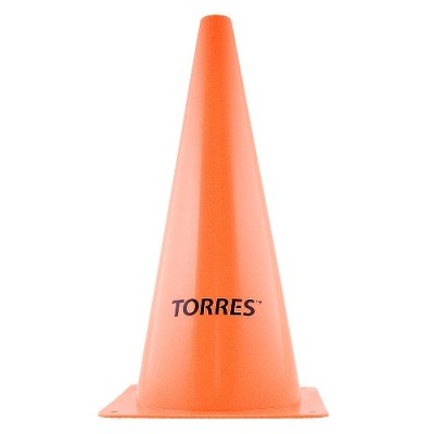 Конус тренировочный TORRES арт. TR1005, пластик, высота 30 см., оранжевый