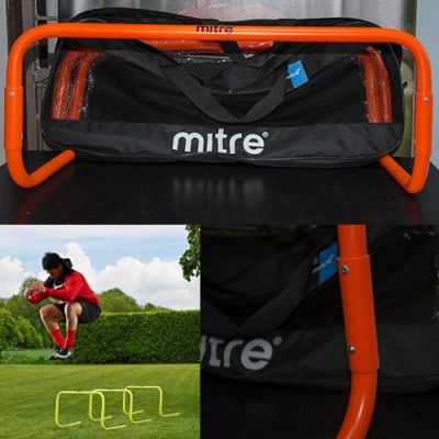 Барьеры для трен. MITRE арт. A8105OA1, КОМПЛ.3 шт, выс.30 см, складные, пластик, оранж-чер