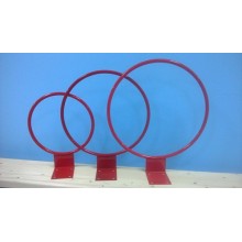 Кольцо баскетбольное метал №3 (труба) б/сетки диам.290мм