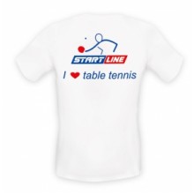 Футболка Start Line I Love table tennis, размер XL