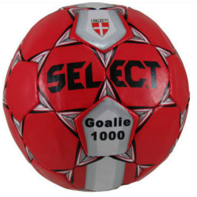 Мяч футб. трен. утяжеленный SELECT Goalie 1000 арт. 862206-262, р.5, 1кг, для тренир. вратаря, мат. синт. кожа (ПУ) , 3 подклад. слоя из синт.ткани, 32 панели, ручная сшивка, латексная камера, красно-черный