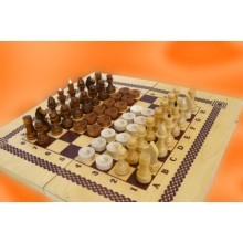 Игра два в одном (шашки, шахматы)