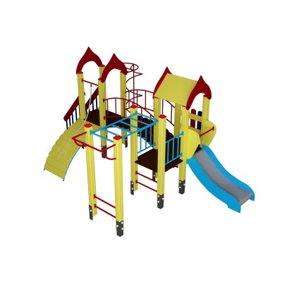 Игровой комплекс 5730х688х3000 Радость