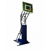 Стойка стритбольная -минибаскетбольная складная, переносная, регулир.высоты 2, 75, 3, 05м