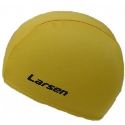 Шапочка плавательная Larsen 3220D полиэстер, желтый