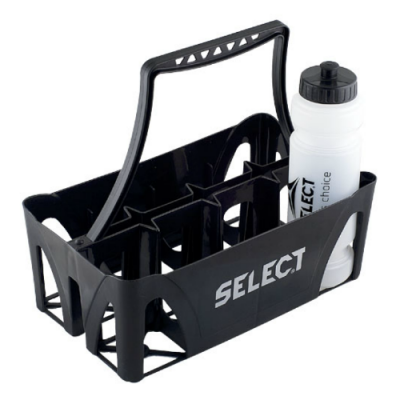 Контейнер для бутылок Select Water Bottle Carrier , арт. 700706-090,пластик, на 8 бутылок, не складывается, черно-белый