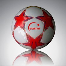 Мяч футбольный для отдыха Start Up E5126 красный/белый р5