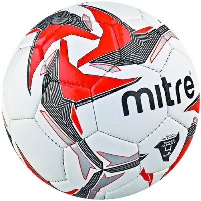 Мяч футзальны MITRE Futsal Tempest арт.BB1354WD6, р.4, глян.ПВХ, 32 п, низ.от, бут.кам, руч.сш, бел-кр-че