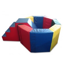Сухой бассейн разборный восьмиугольный (d-135см, h-40см, b-10см) , расчитан на 600 шариков