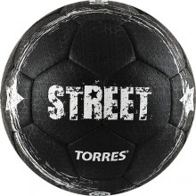 Мяч футб. TORRES Street арт. F00225, р.5, 32 панели. резина, 4 подкл. слоя, ручная сшивка, черно-белый
