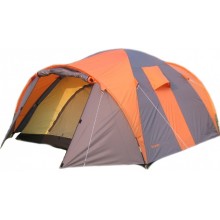 Палатка 4-х местная Larsen Quadro серый/оранжевый N/S