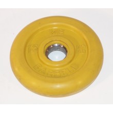 Диск обрезиненный, желтый, 31 мм, 1, 25 кг