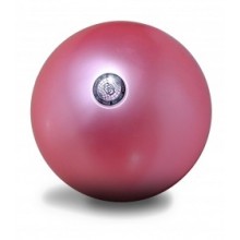 Мяч для худ. гимнастики (19 см, 420 гр) розовый металлик AB2801B