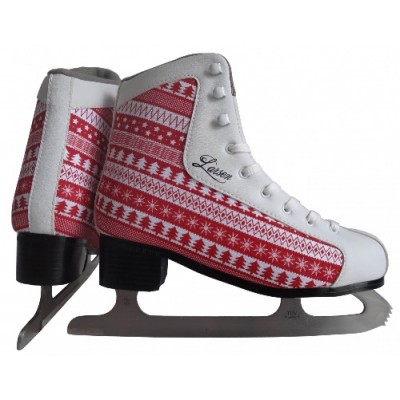 Коньки фигурные Larsen Red Flake красный р40