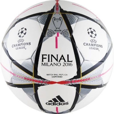 Мяч футб. ADIDAS Finale 16 Milano Capitano арт.AC5488, р.5, ТПУ, 32 п, маш.сш, бут.кам, бел-чер-сер-роз