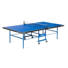 Теннисный стол Start Line Sport 18 мм, мет. кант, без сетки, обрезиненные ролики, регулируемые опоры