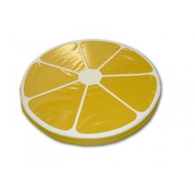 Мат Лимонная долька d 100х10см ( винилискожа, поролон)