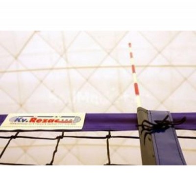 Антенны волейб. под карманы KV.REZAC арт. 15965030,выс. 1, 8 м, диам. 10 мм, фиберглас, цв. бело-красный