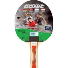 Ракетка для настол. тенниса Donic TOP Teams 400,арт. 715053, для любителей, одобренная ITTF накладка Schildkrot Elite с губкой толщиной 1, 7 мм, пятитислойное основание Donic, анатомическая ручка