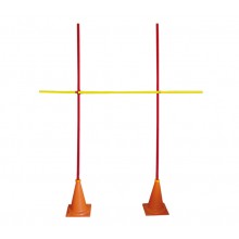 Комплект вертикальных стоек (2 конуса с отверстиями, 2 втулки, 2 клипсы, 3 палки по 1, 5м)