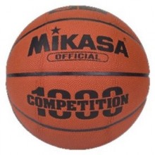 Мяч баск. MIKASA BQC1000 р.6, для игры в зале, композитная синт. кожа (микрофибра) , сертифкат FIBA Approved, нейлоновый корд, бутиловая камера, 8 панелей, клееный, корич-оранж-чер