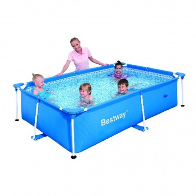 Бассейн прямоугольный на стойках Bestway 56041 р239х150х58см, 1800л