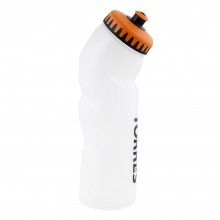 Бутылка для воды TORRES , арт.SS1028, 750 мл, мягкий пластик, эргоном. корпус, безопасная непроливающаяся крышка, прозрачная, оранжево-черная крышка
