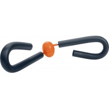 Эспандер TORRES Thigh master арт.AL1009, пластиковая защита пружины, мягкие ручки, серо-оранжевый