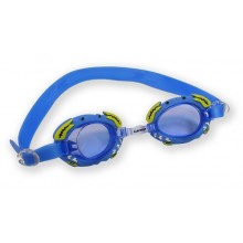 Очки плавательные Larsen DR30 Крабик (силикон) , синий
