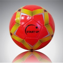 Мяч футбольный для отдыха Start Up E5123 красный/золотой р5